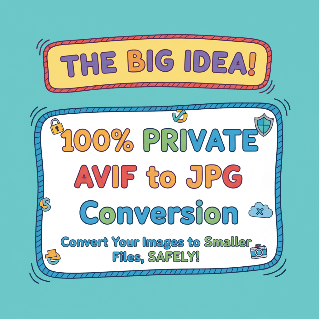 100% Private AVIF to JPG Conversion