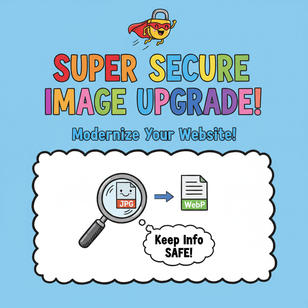 100% Private JPG to WebP Conversion