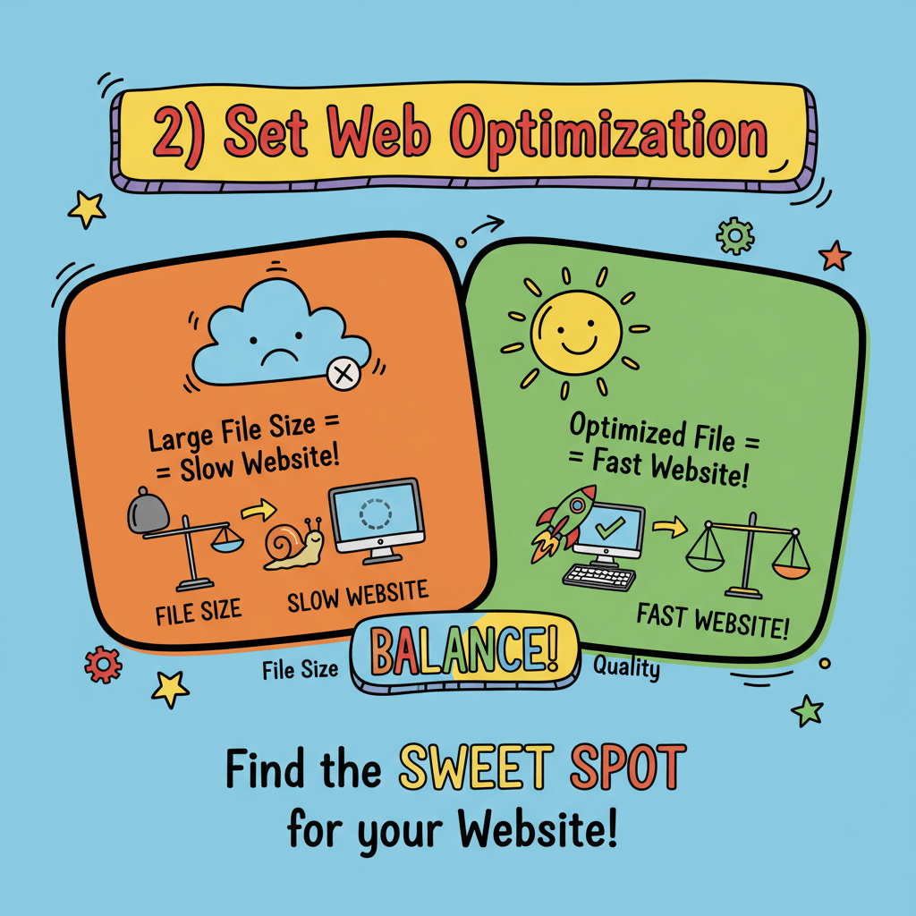 2) Set Web Optimization