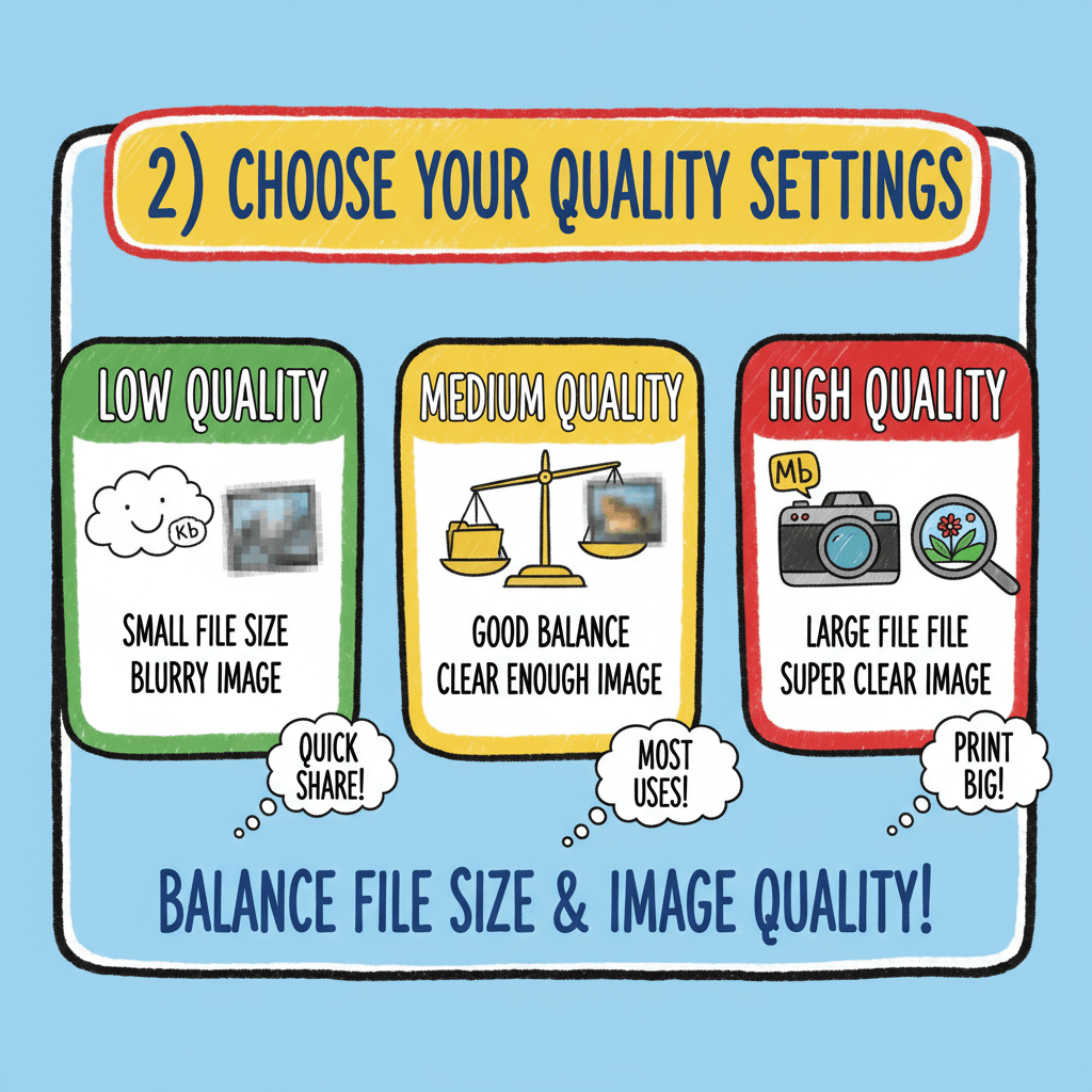 2) Choose Your Quality Settings