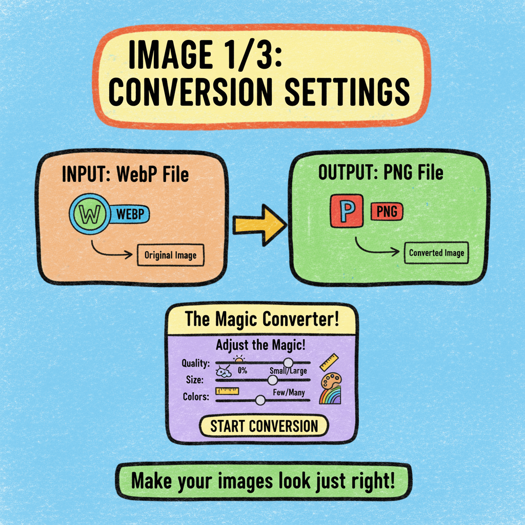 2) Configure WebP to PNG Settings