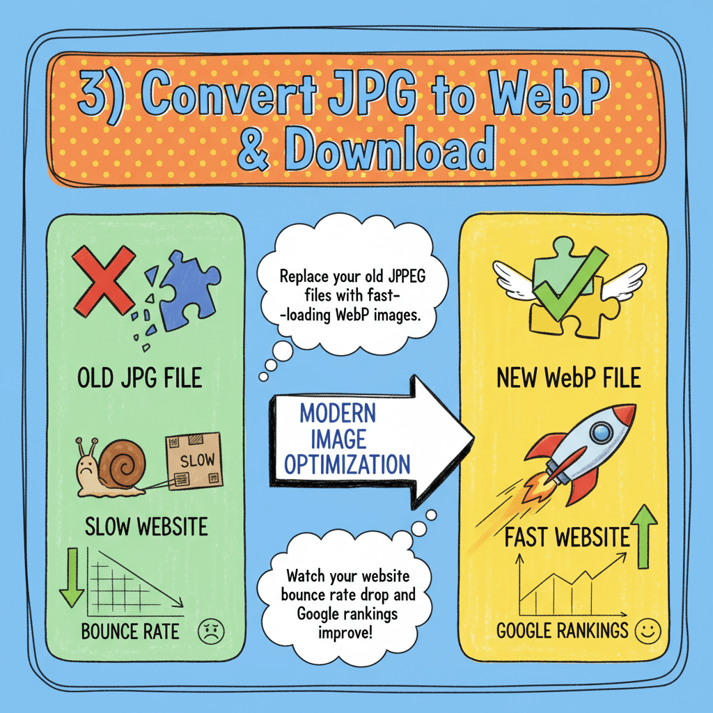 3) Convert JPG to WebP & Download