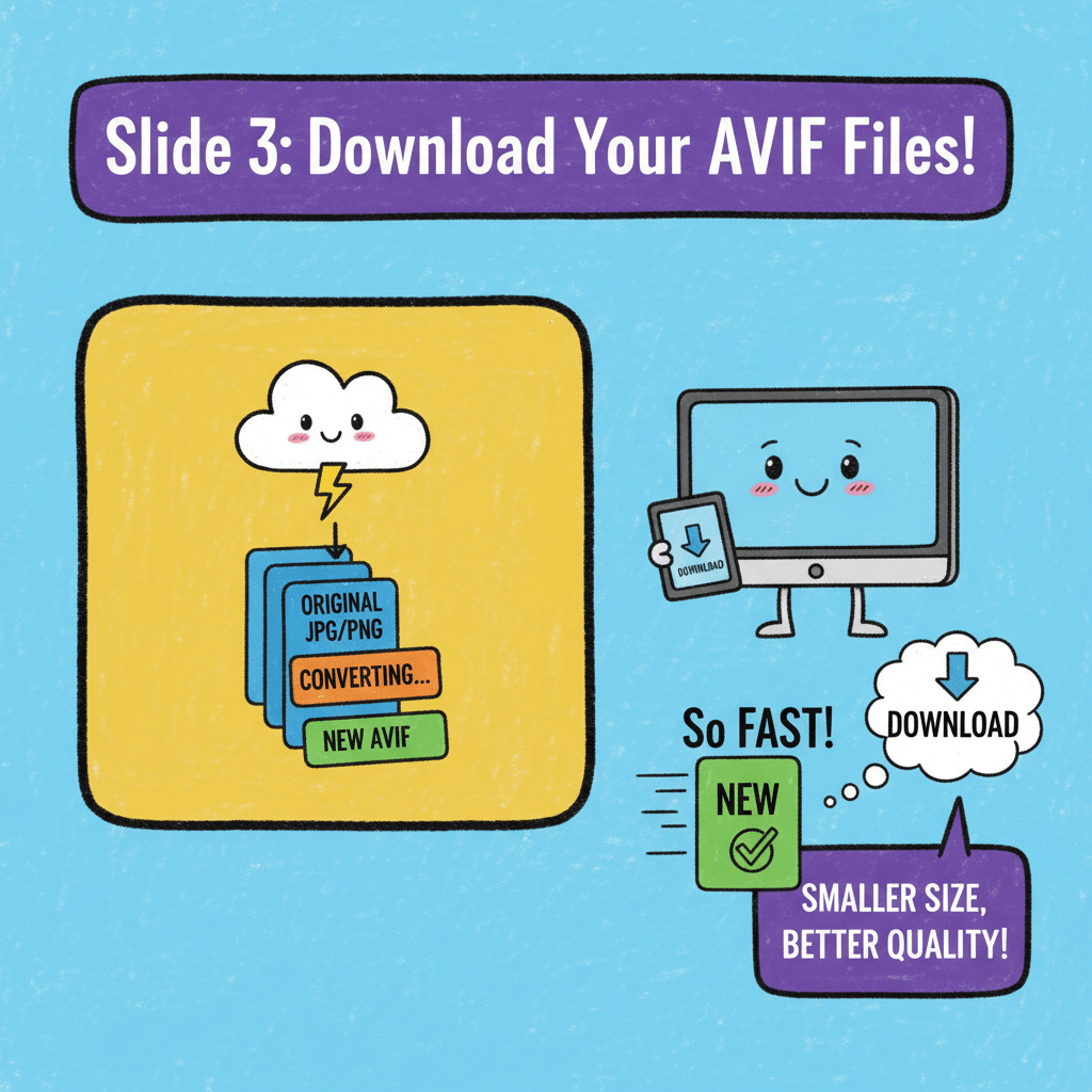 3) Download Your New AVIF Images