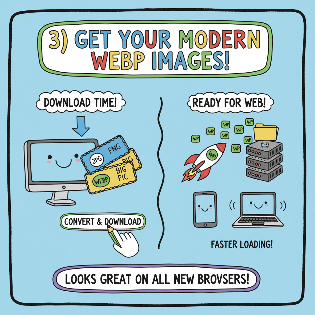 3) Get Your Modern WebP Images
