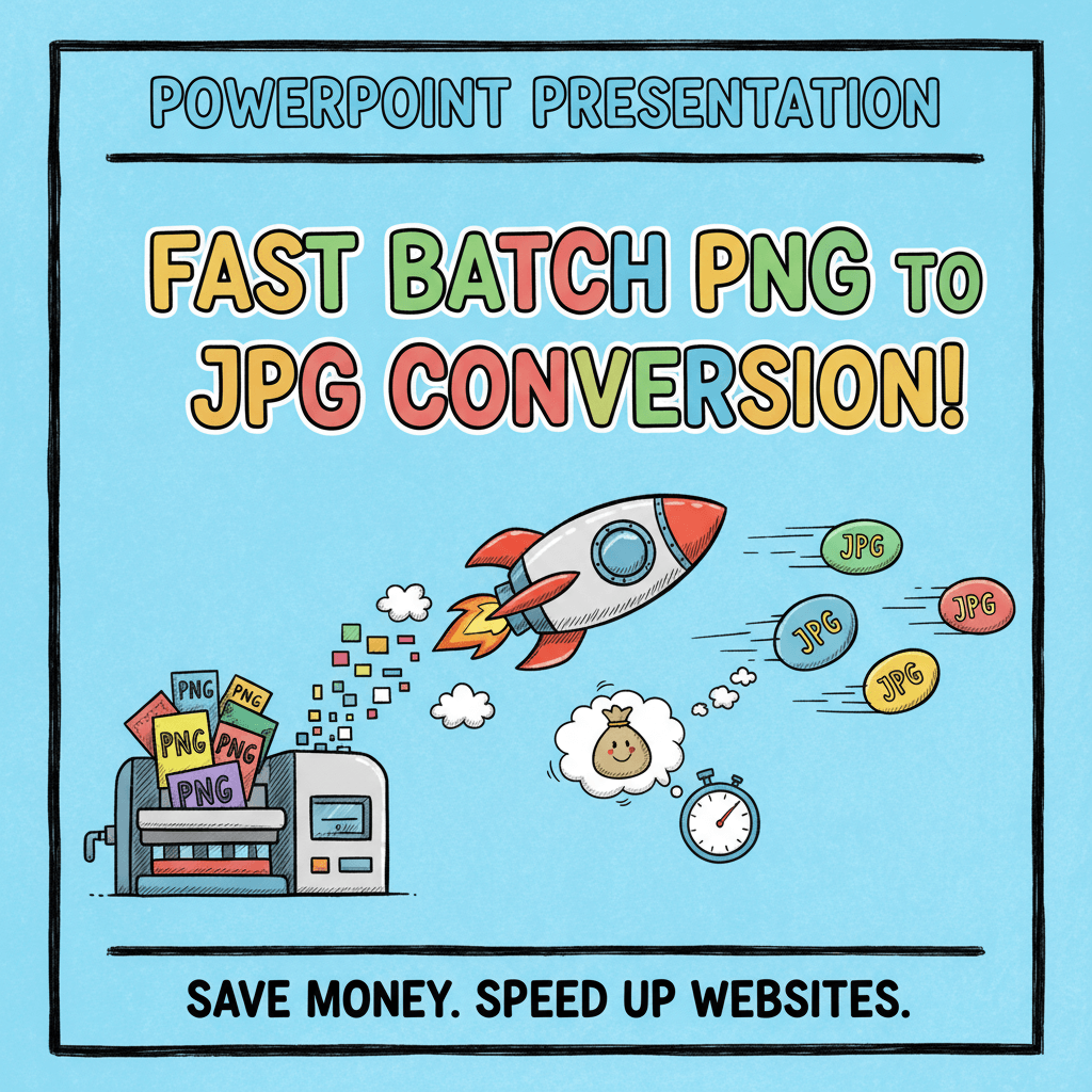 Fast Batch PNG to JPG Conversion