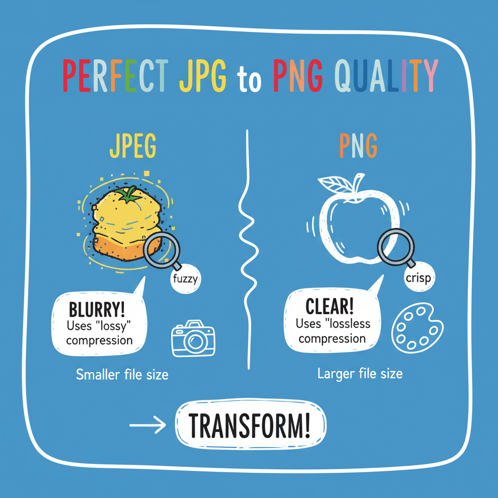 Perfect JPG to PNG Quality