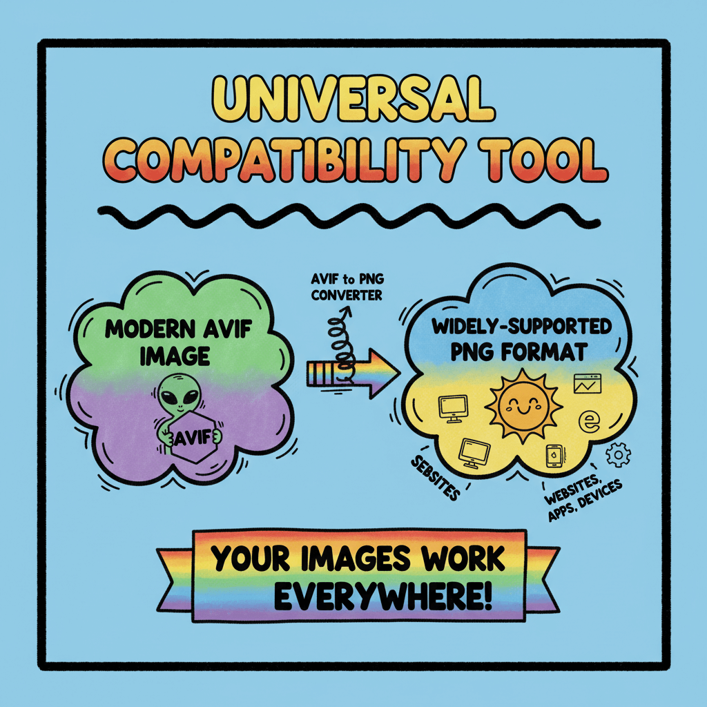 Best AVIF to PNG Converter - Universal Compatibility Tool