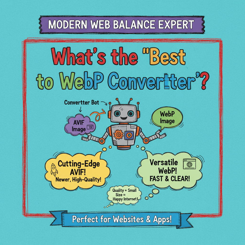 Best AVIF to WebP Converter - Modern Web Balance Expert